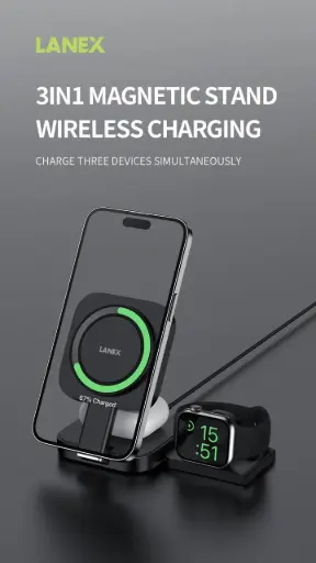 شاحن ويرلس متعدد LANEX LW12