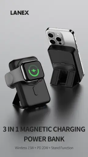 باور بانك ويرلس 10000mAH LANEX LP29